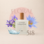 Perfume 518 para mujer, familia floral